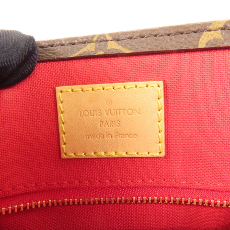 LOUIS VUITTON Monogram Sac Plat BB金扣手挽肩背兩用袋-7