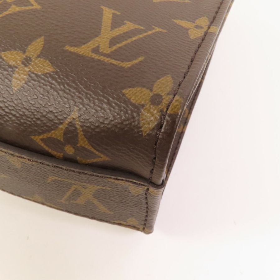 LOUIS VUITTON Monogram Sac Plat BB金扣手挽肩背兩用袋-10