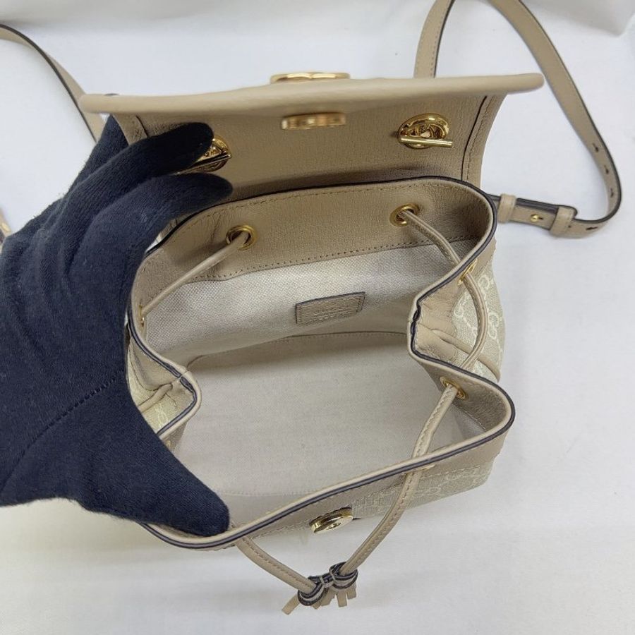 GUCCI Ophidia燕麥迷你小書包-4