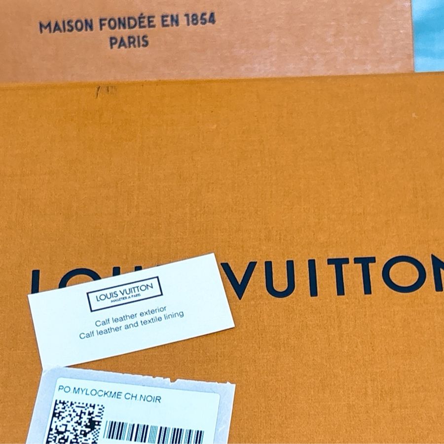 Louis Vuitton Pochette My Lockme LV鏈包 黑 Lockme 鏈條手拿包-13