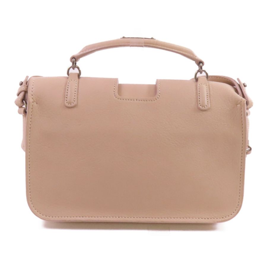 SAINT LAURENT 牛皮皮革2Way Shoulder Bag銀扣手挽肩背兩用袋-1
