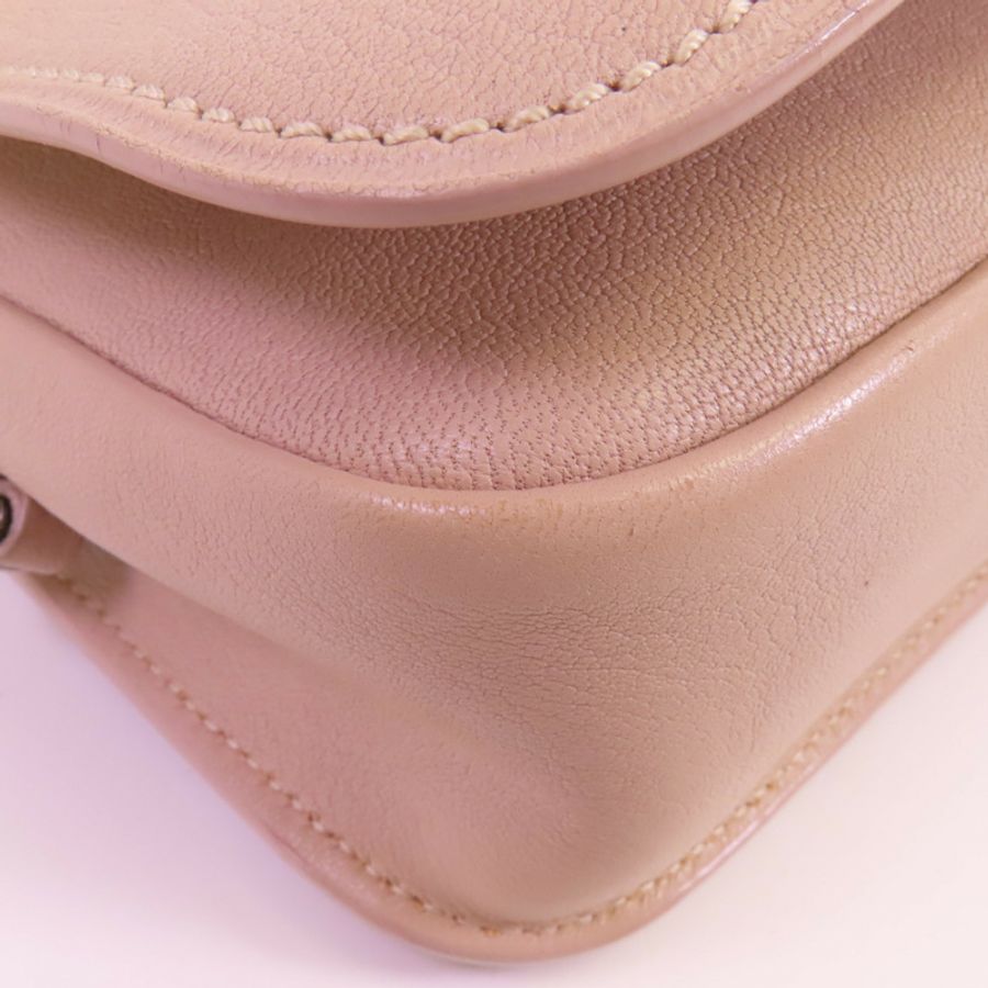 SAINT LAURENT 牛皮皮革2Way Shoulder Bag銀扣手挽肩背兩用袋-5