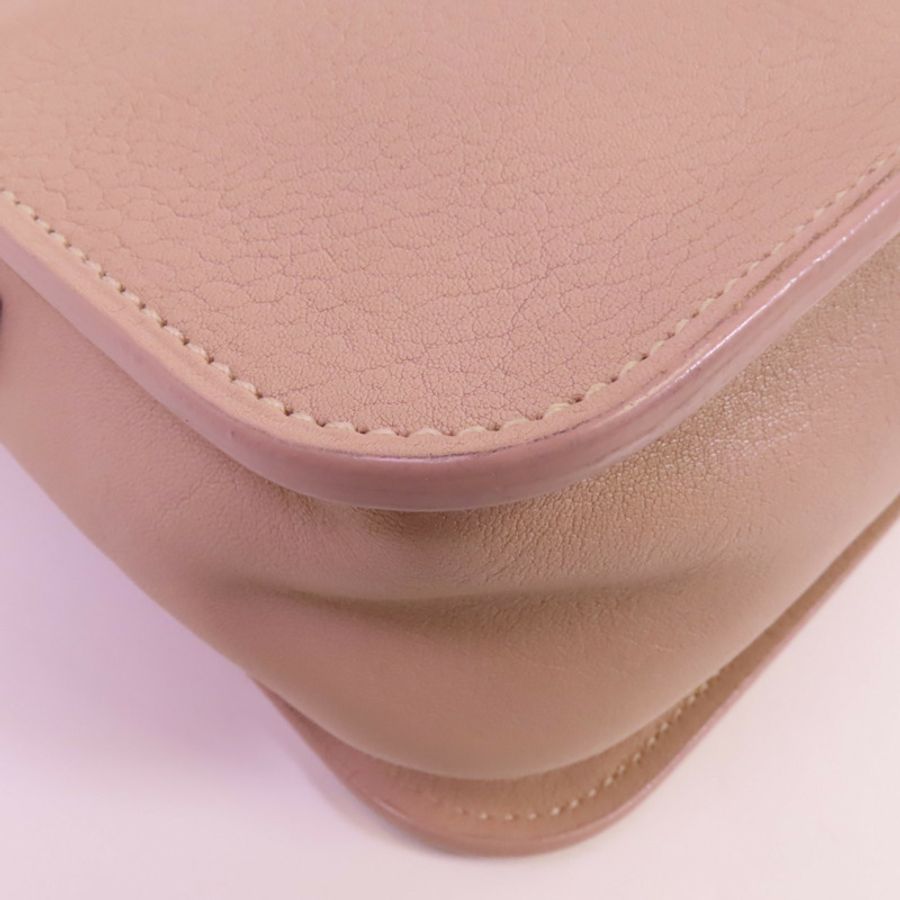 SAINT LAURENT 牛皮皮革2Way Shoulder Bag銀扣手挽肩背兩用袋-7