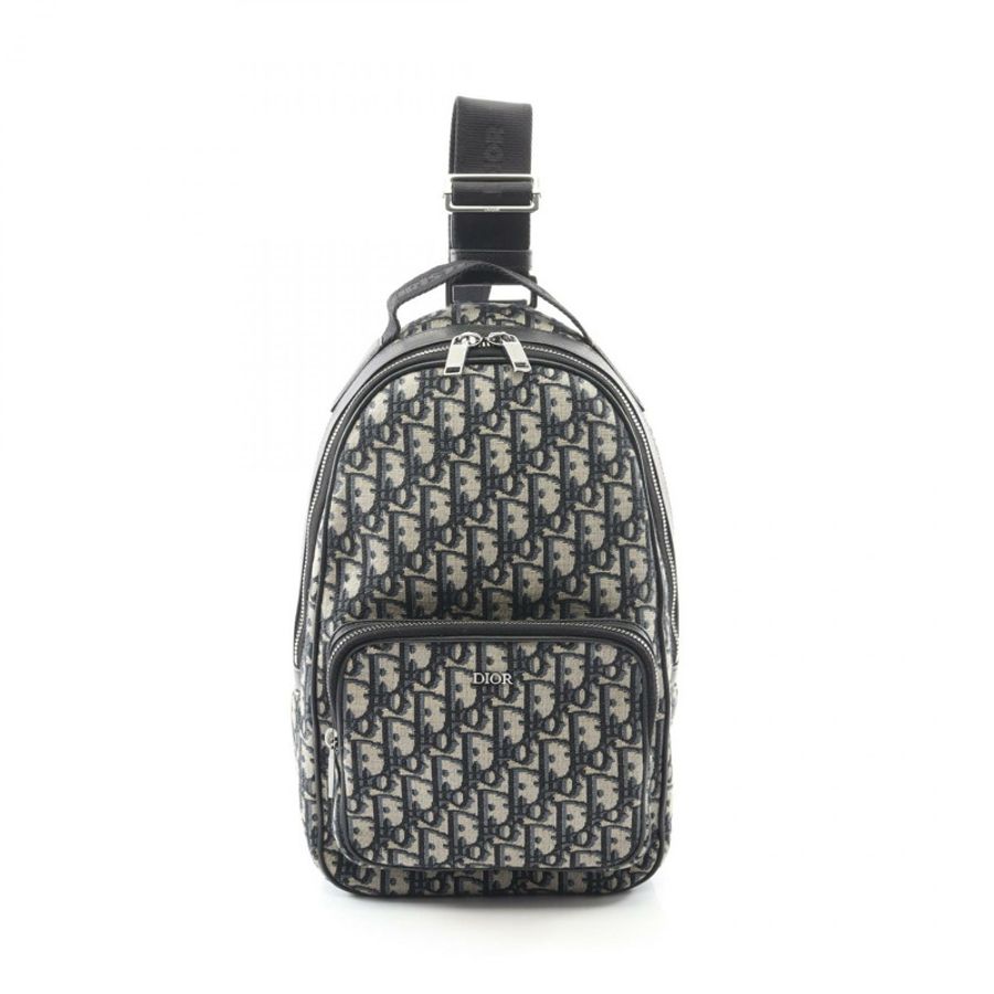Christian Dior Rider Sling Oblique Jacquard Waist Crossbody bag 帆布二手-0