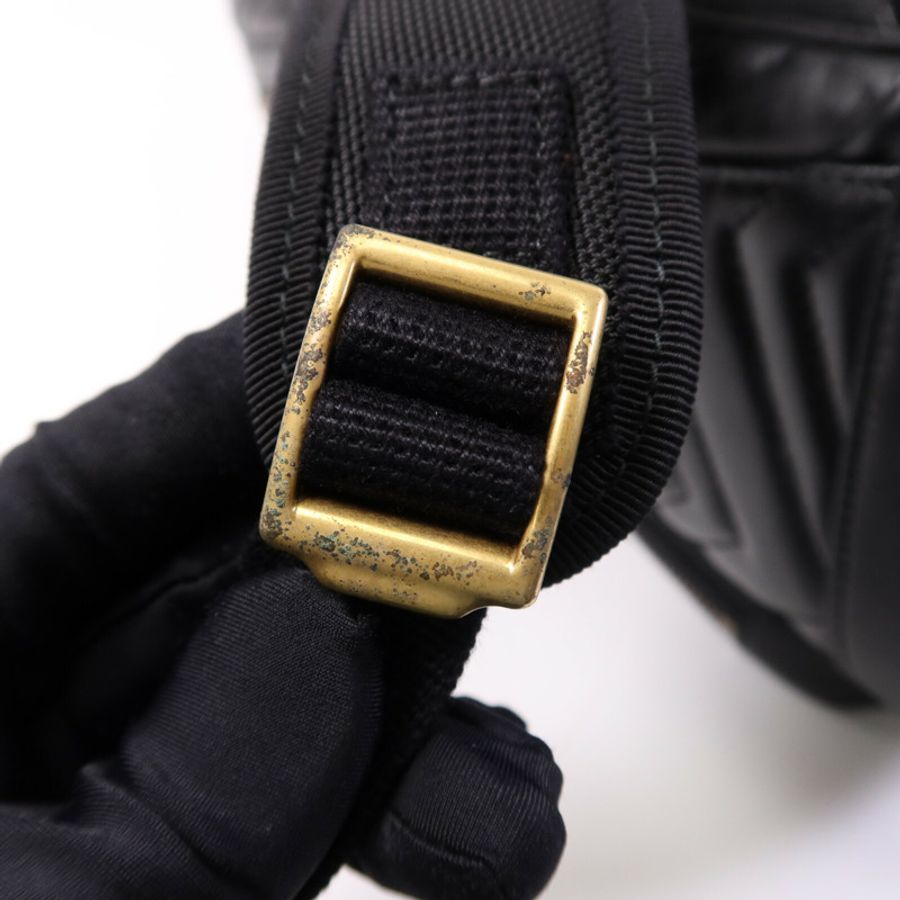 GUCCI 羊皮皮革Backpack金扣背包-14