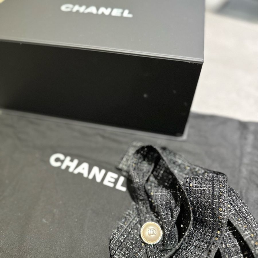 Chanel 2.55 mini 牛皮黑銀 晶片款-16