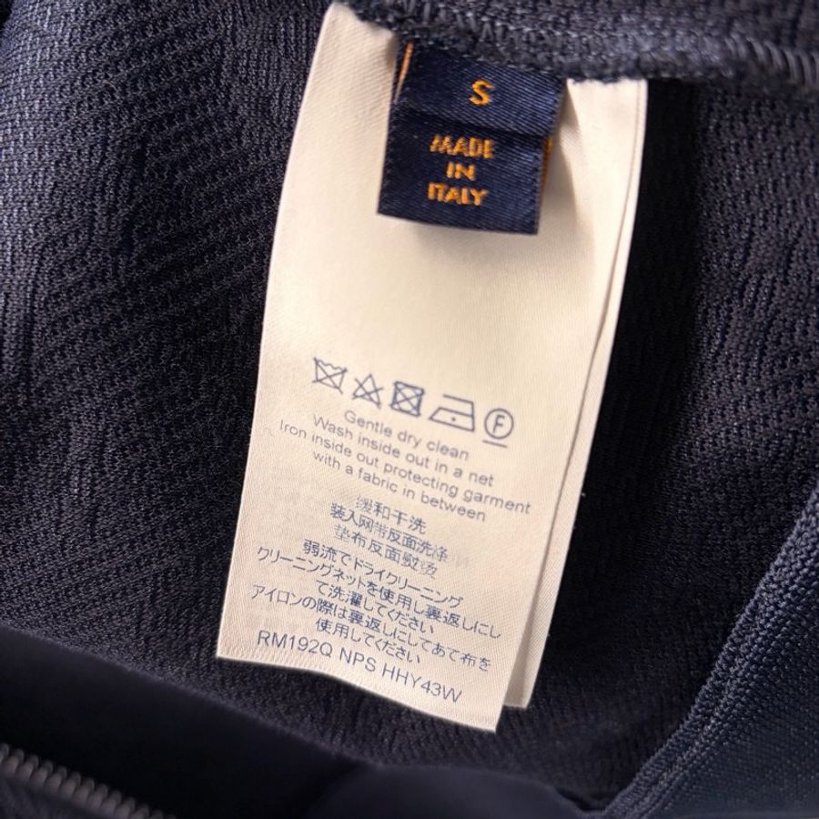 Louis Vuitton 全新 深藍色 暗紋 浮雕 老花 外套-9