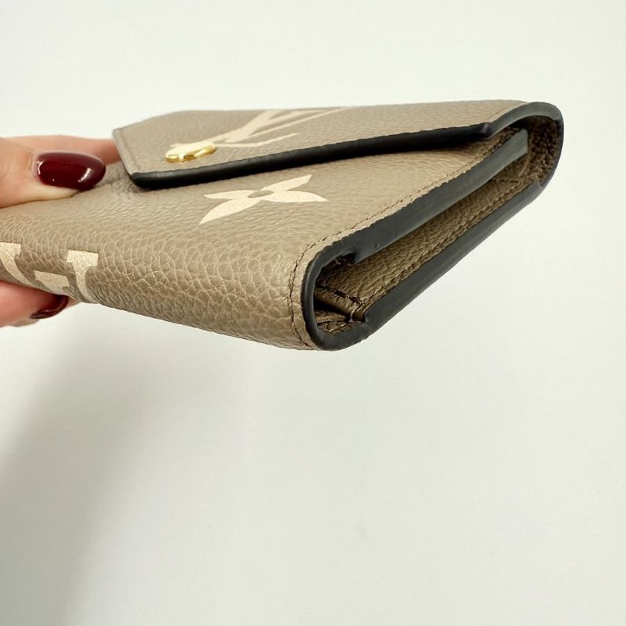 Louis Vuitton - 斑鳩灰牛皮Empreinte 短夾-7