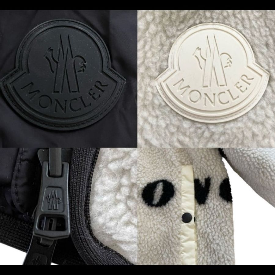 MONCLER#黑白色風衣外套#可正反雙面穿#M號#正品-5