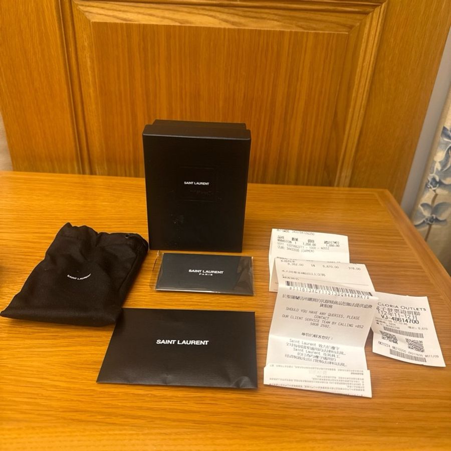 YSL AirPods 1/2代 保護殼 大全配-5