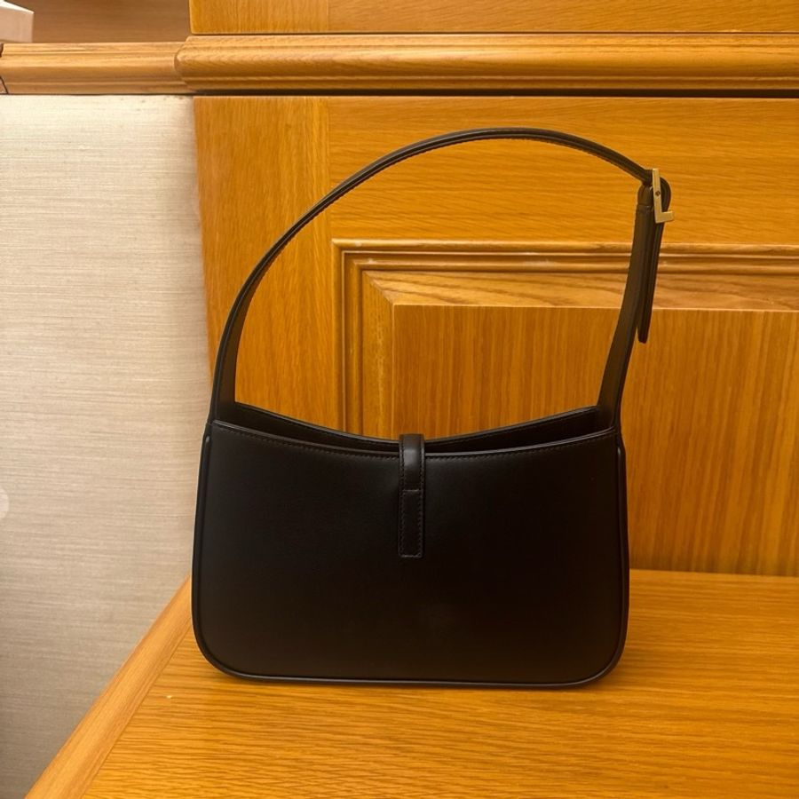YSL LE 5 A 7 黑 腋下包 近新閒置-1