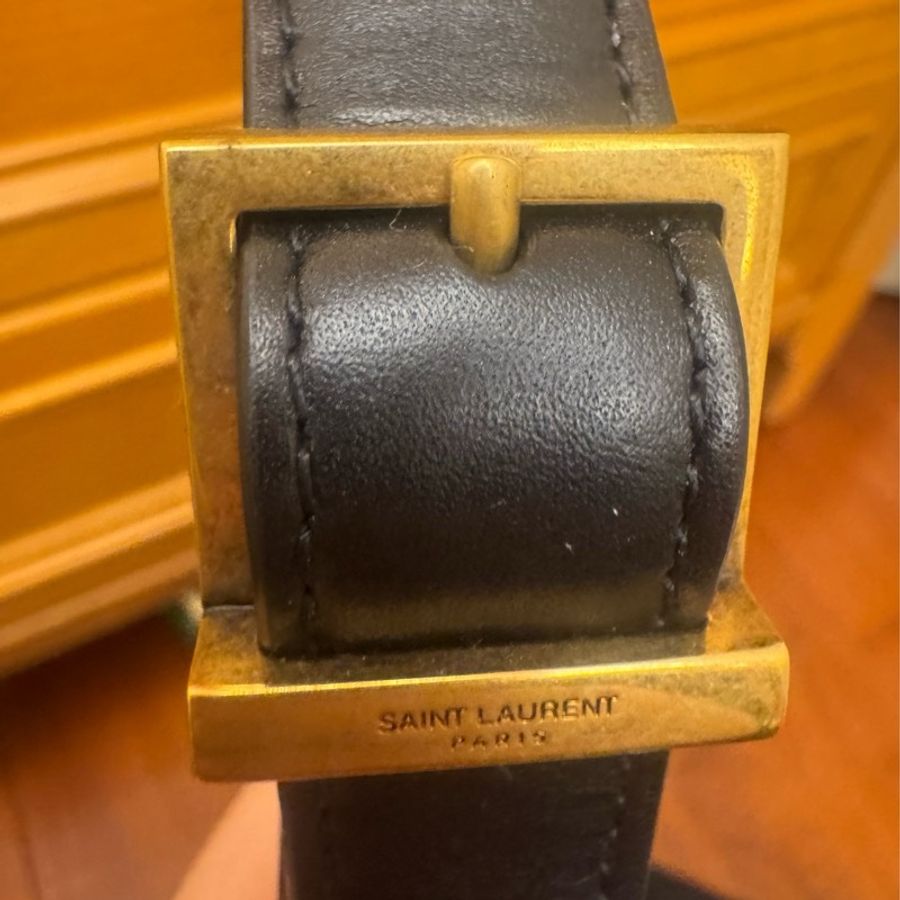 YSL LE 5 A 7 黑 腋下包 近新閒置-5
