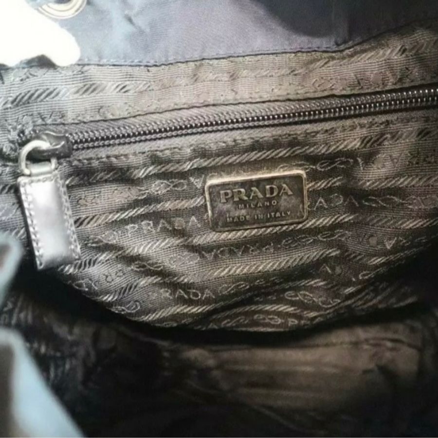 Prada Classic Nylon Backpack Prada 經典專櫃熱賣款帆布背包 海軍藍色背包 PRADA 背包-20
