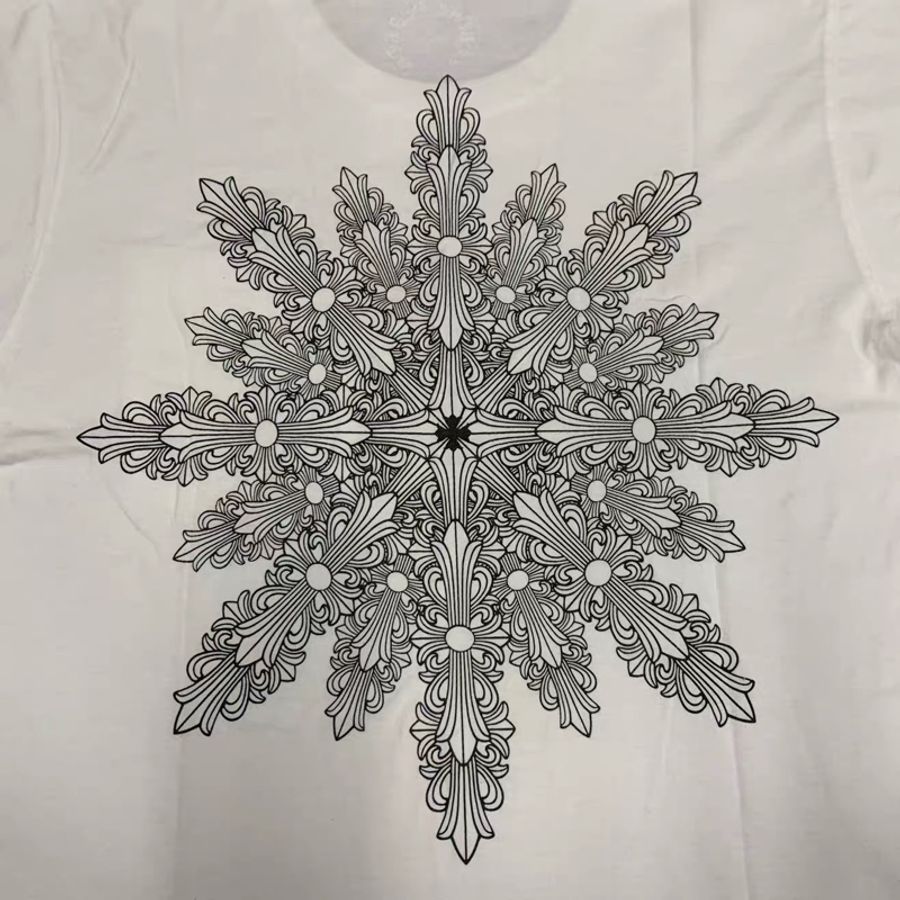 Chrome Hearts 克羅心 · 白色藤蔓雪花限定T-Shirt-5