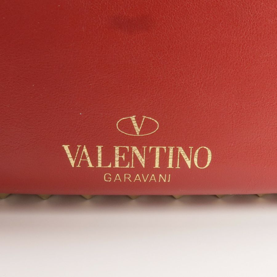 Valentino 皮革Rockstud Tote金扣手挽肩背兩用袋-14