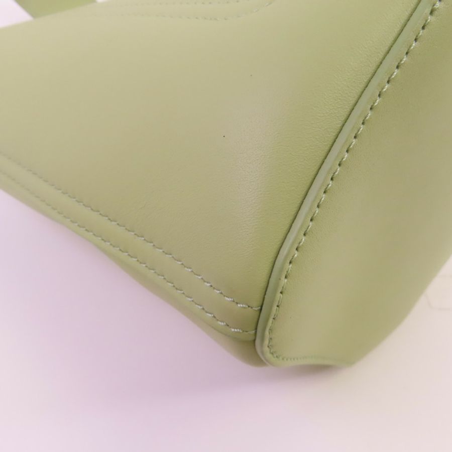 LOEWE 牛皮皮革Pebble Bucket Mini金扣手挽肩背兩用袋-7