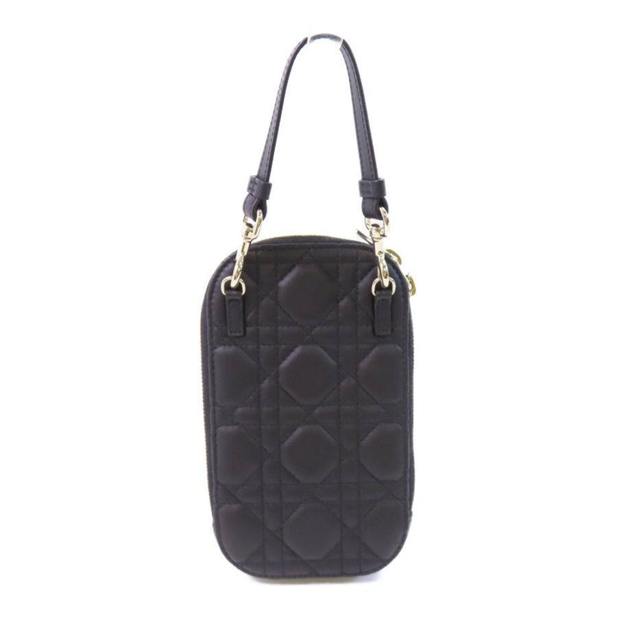 Dior 羊皮皮革Phone Bag金扣手挽肩背兩用袋-1