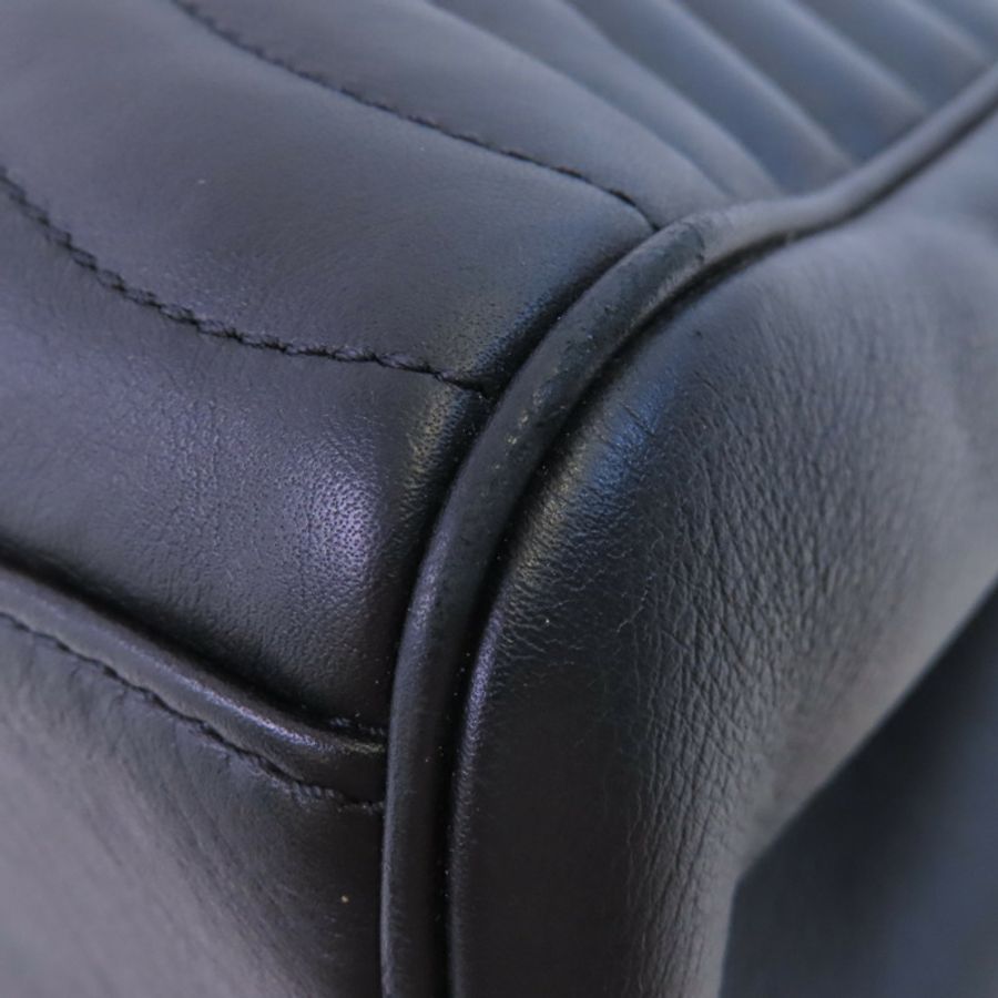 LOUIS VUITTON 牛皮皮革New Wave金扣鏈帶肩背袋-7