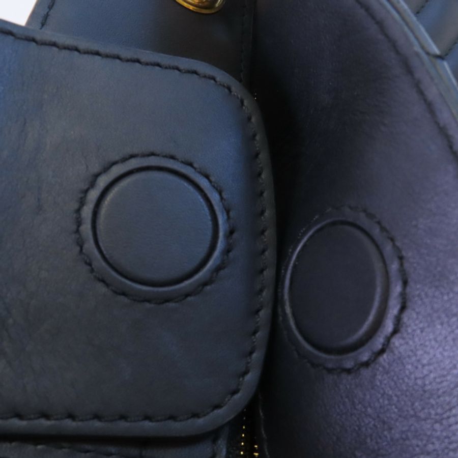 LOUIS VUITTON 牛皮皮革New Wave金扣鏈帶肩背袋-14