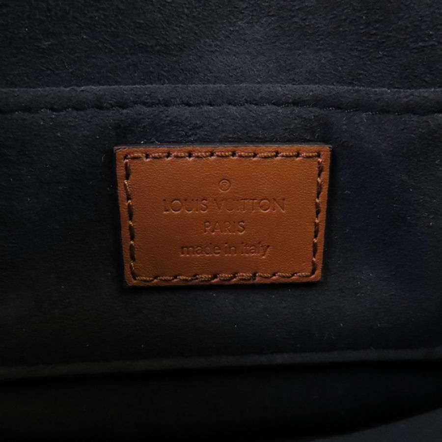 LOUIS VUITTON Monogram Reverse Mini Dauphine金扣肩背袋-15
