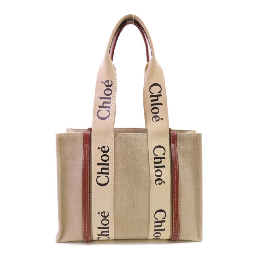 Chloe 帆布Woody Tote Bag肩背袋-1