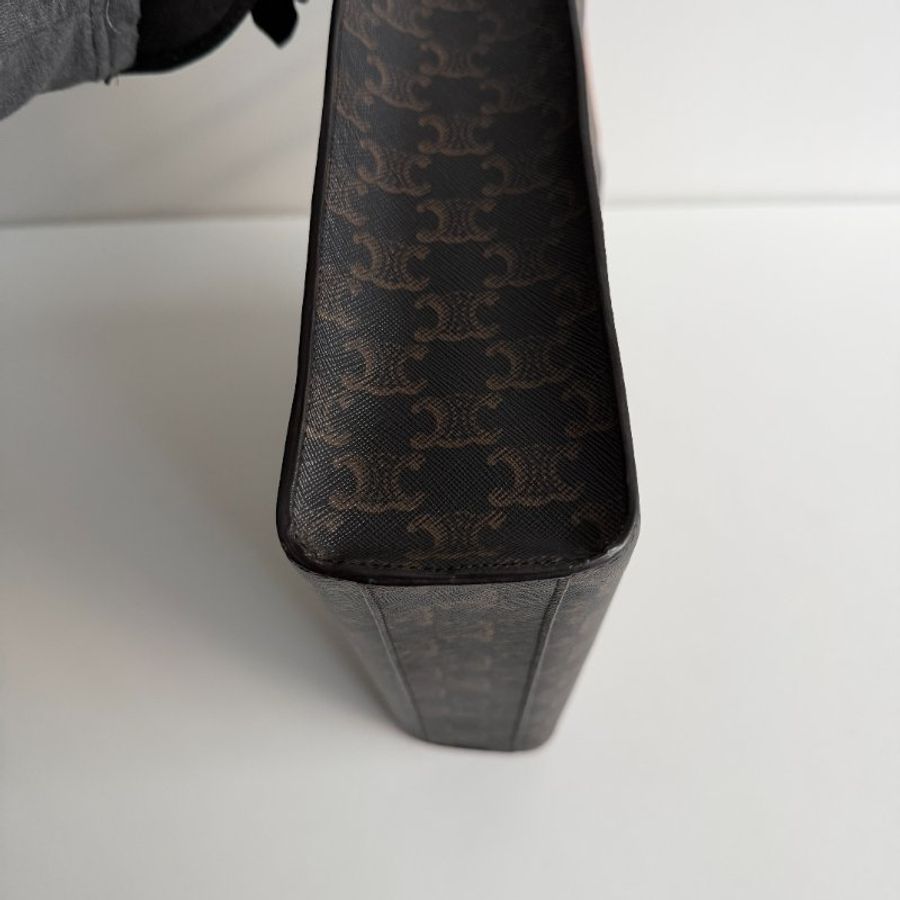 閒置新🙌🏻 Celine 瑟琳 Vertical Cabas 老花托特包 大號-10