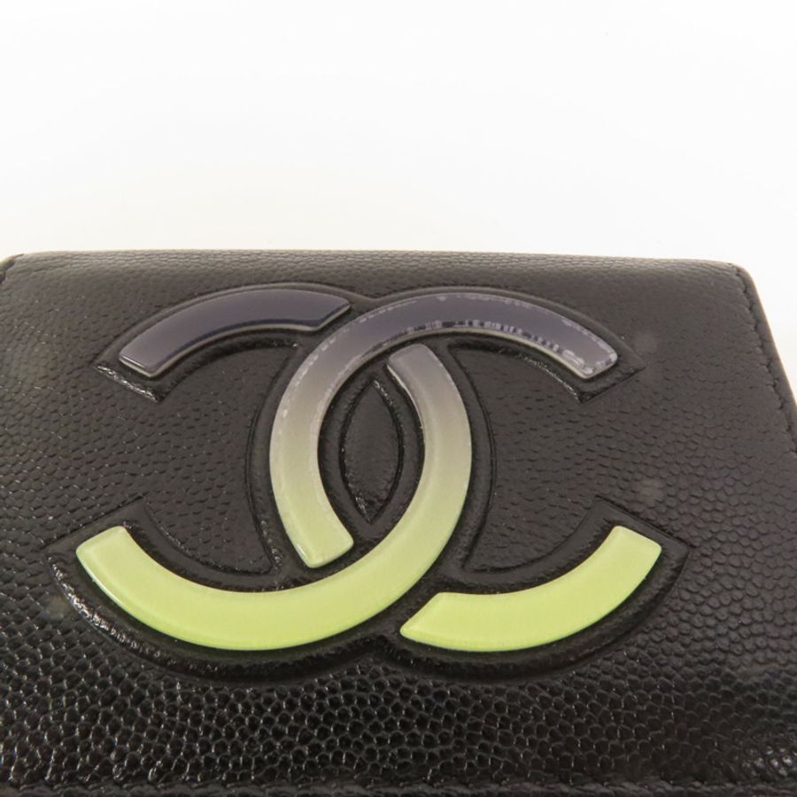 CHANEL 牛皮皮革Fold Walle錢包-7