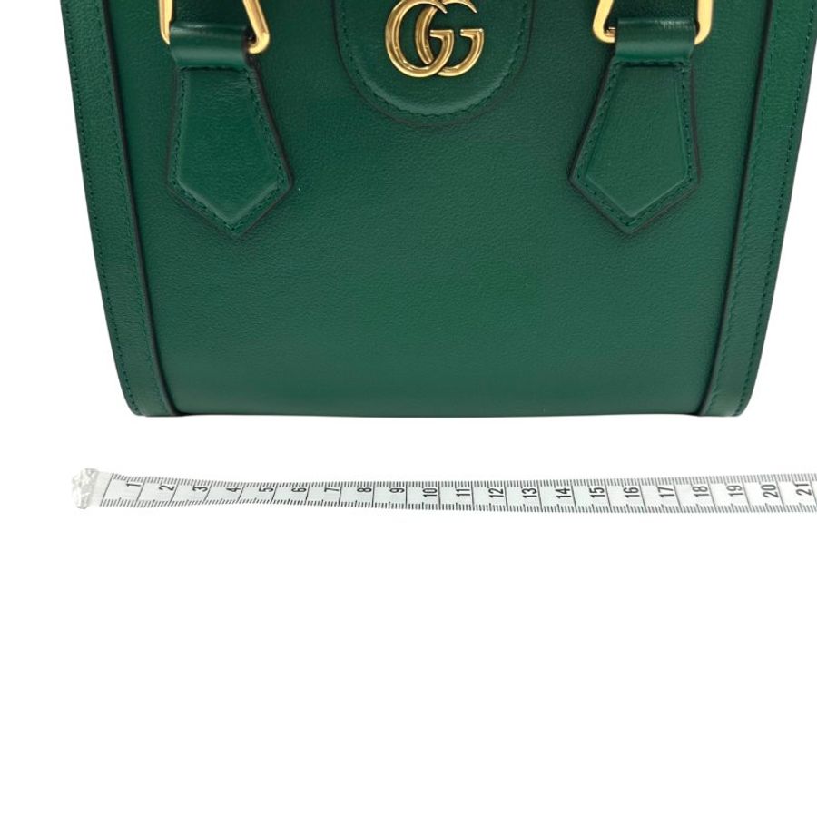 【美收精品】GUCCI 綠色經典竹節包 C-107【隔月月中將轉賣至日本 上架期限30天】-19