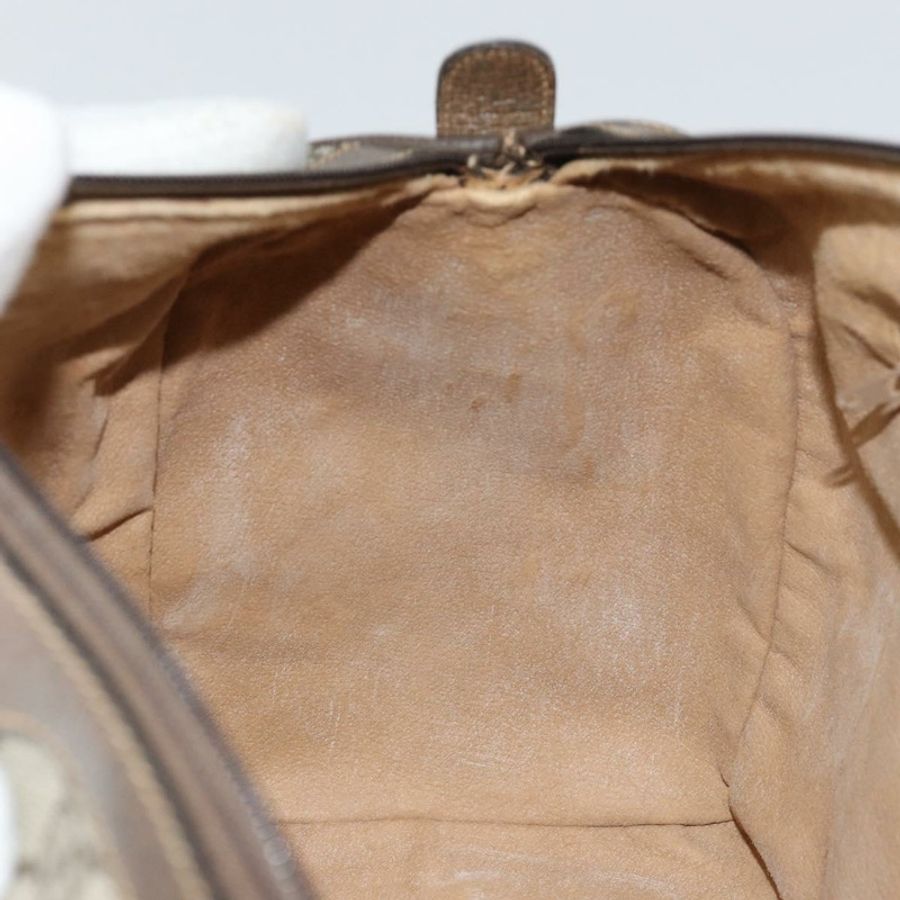 【日本直送】GUCCI GG Supreme Web Sherry Line 波士頓包 PVC 米色 金色 378 02 07 正品 159211-19