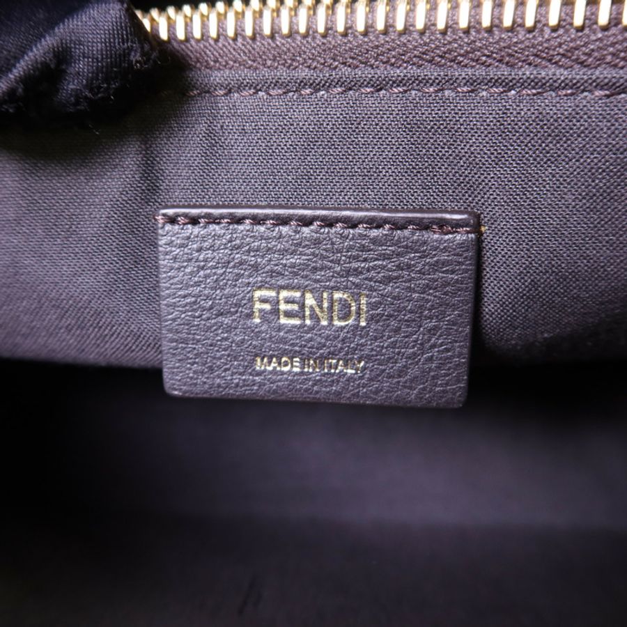 FENDI 牛皮皮革By The Way金扣手挽肩背兩用袋-7
