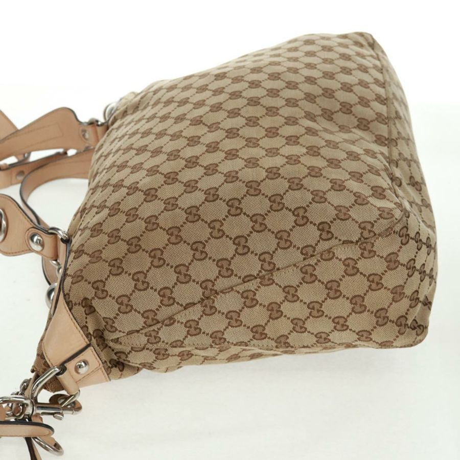【日本直送】GUCCI GG帆布托特包 2way 米色/銀色 232949 正品 ep12524-2
