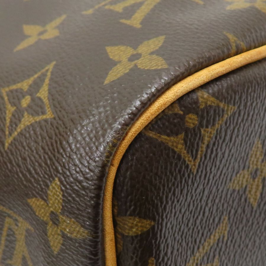 棕色 原花 帆布 Speedy 30 手提包 (無鑰使)【LOUIS VUITTON LV 路易威登】 M41526-10