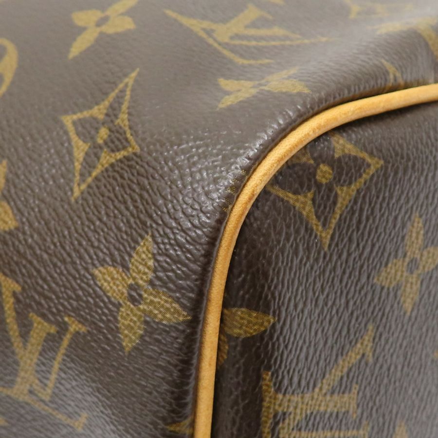 棕色 原花 帆布 Speedy 30 手提包 (無鑰使)【LOUIS VUITTON LV 路易威登】 M41526-11