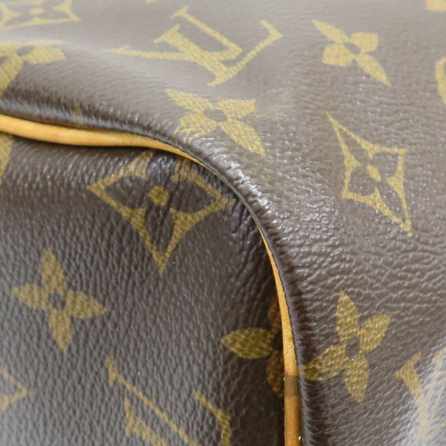 棕色 原花 帆布 Speedy 30 手提包 (無鑰使)【LOUIS VUITTON LV 路易威登】 M41526-12