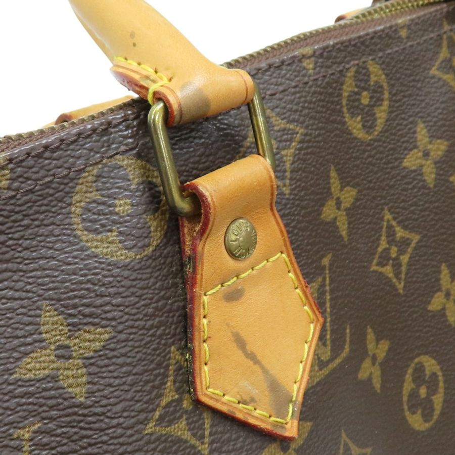 棕色 原花 帆布 Speedy 30 手提包 (無鑰使)【LOUIS VUITTON LV 路易威登】 M41526-14