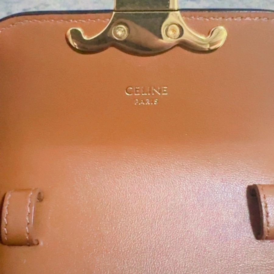Celine mini triomphe經典提花-13
