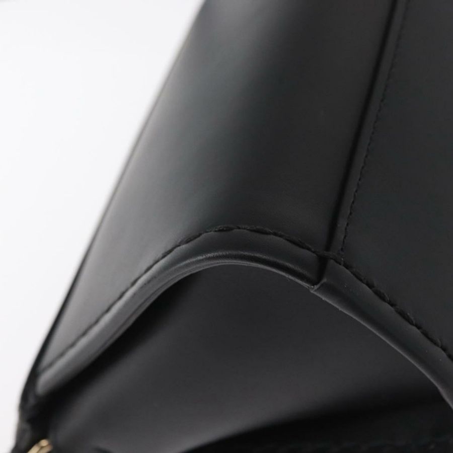 【日本直送】Chloe Edith 肩背包 皮革 黑色 金色 正品 am10259V-14