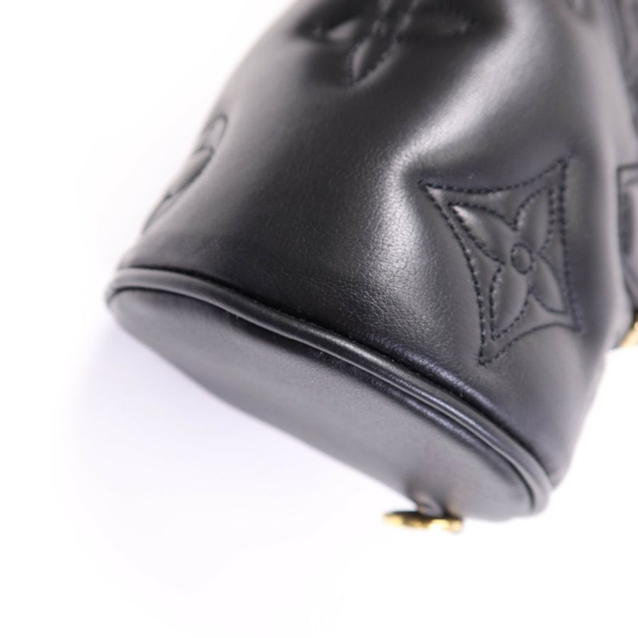 LOUIS VUITTON Monogram Empreinte Papillon BB Bubblegram金扣手挽肩背兩用袋-9