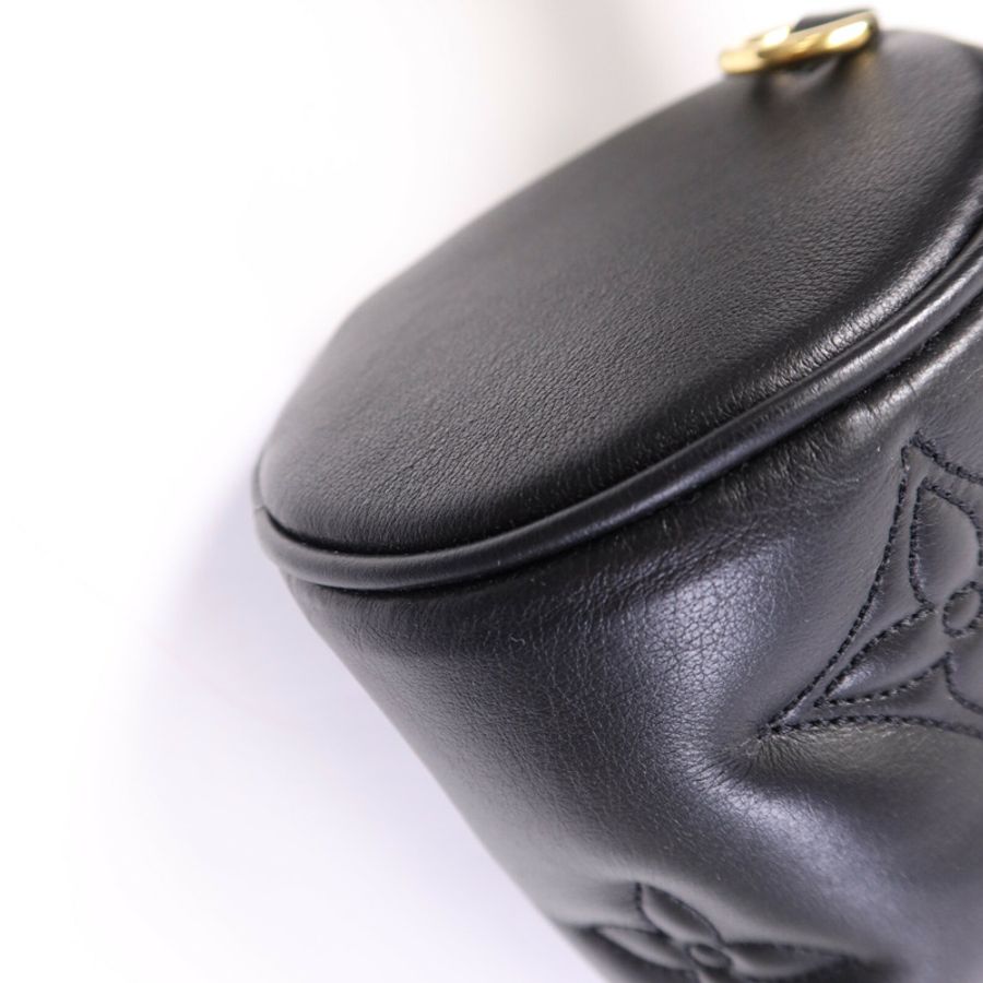 LOUIS VUITTON Monogram Empreinte Papillon BB Bubblegram金扣手挽肩背兩用袋-12