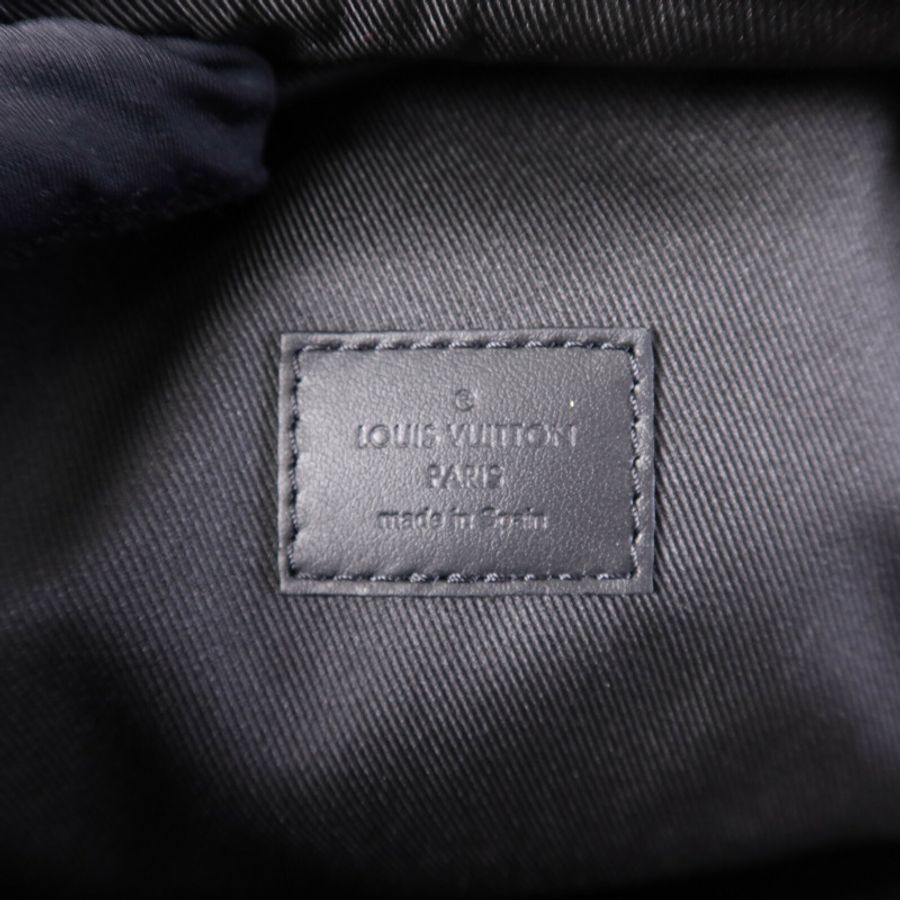 LOUIS VUITTON Monogram Macassar Discovery Backpack PM銀扣背包-5