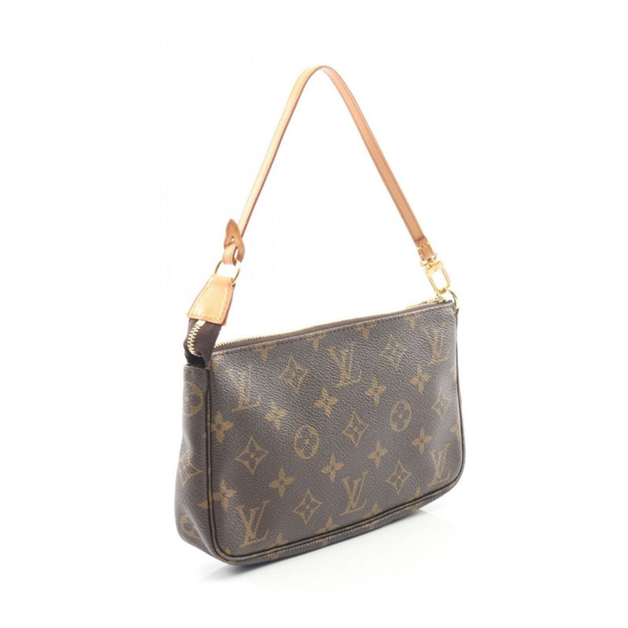 路易威登 Pochette Accessoires 手提包 M51980 Monogram 棕色皮革-1