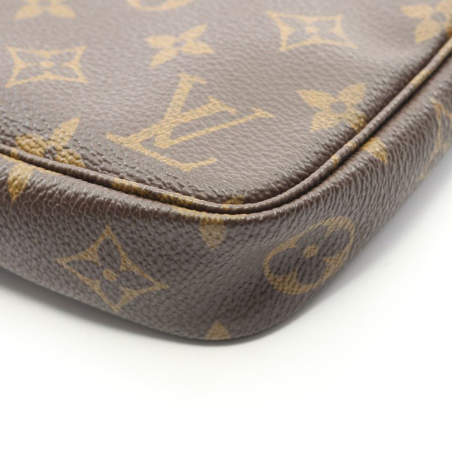 路易威登 Pochette Accessoires 手提包 M51980 Monogram 棕色皮革-5