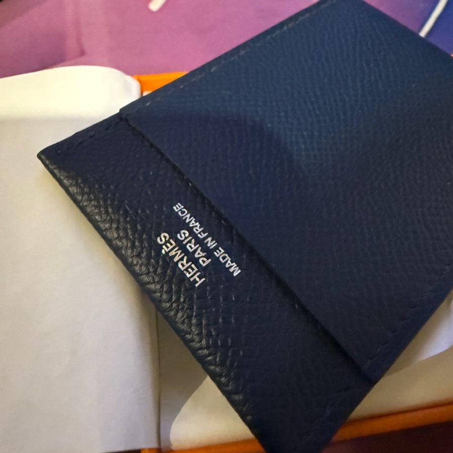 Hermès Hermes MC2 Gama Card Case Blue 名片夾-1