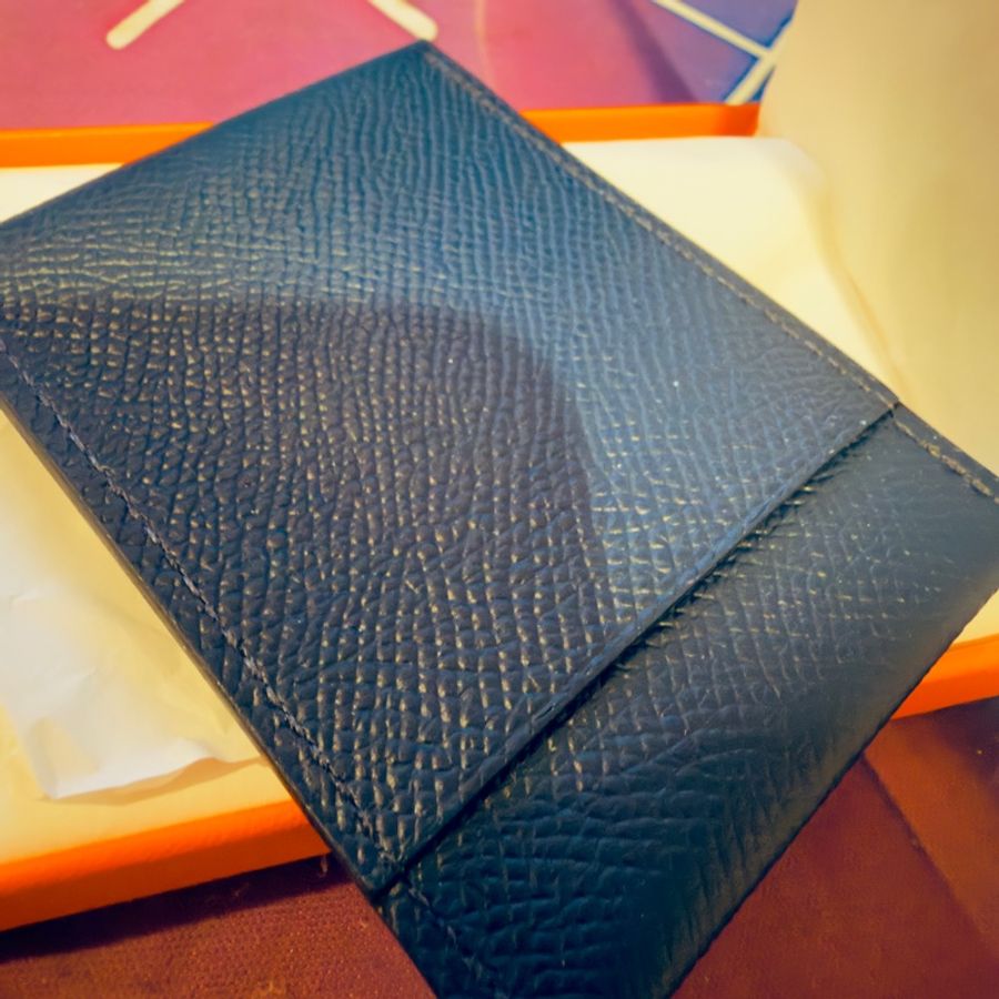 Hermès Hermes MC2 Gama Card Case Blue 名片夾-3