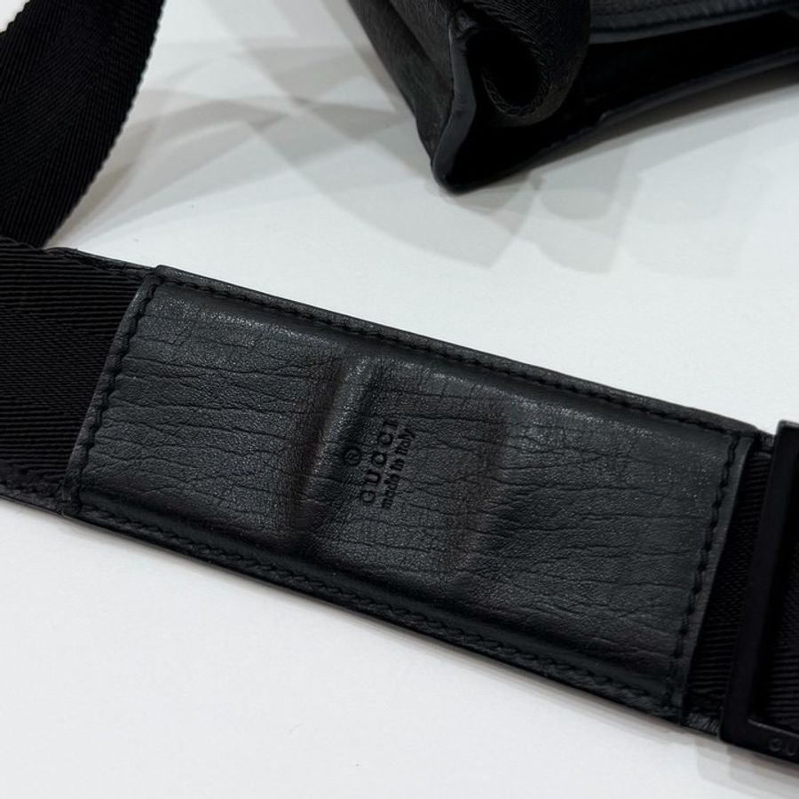 GUCCI pvc GG 壓紋 黑色 托特包 肩背包 斜背包 側背包 登機包 登機袋 購物袋 購物包-44