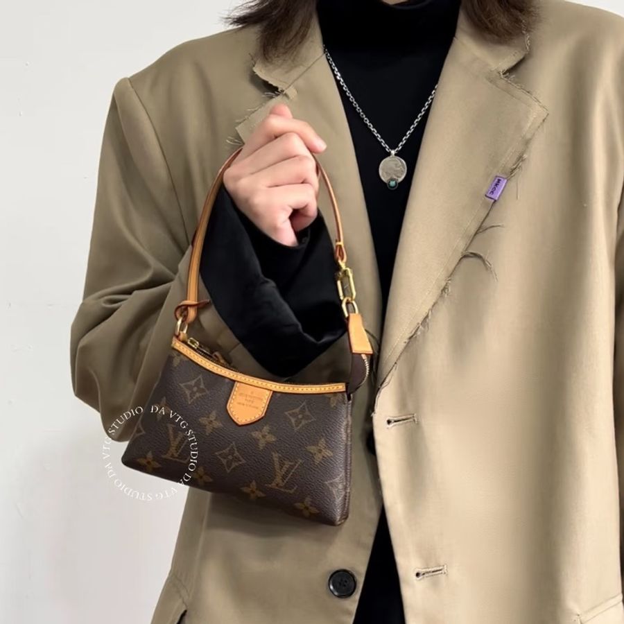 LV M40309 Delightful mini 迷你小手提手拿包晚宴包麻將包-30