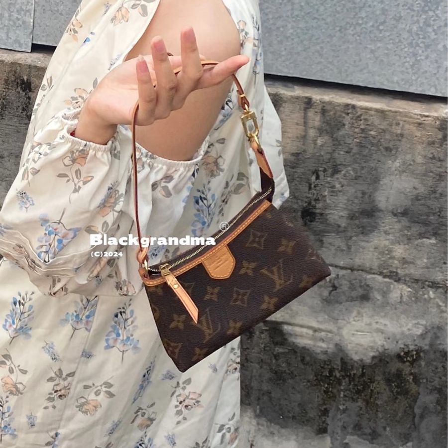 LV M40309 Delightful mini 迷你小手提手拿包晚宴包麻將包-33