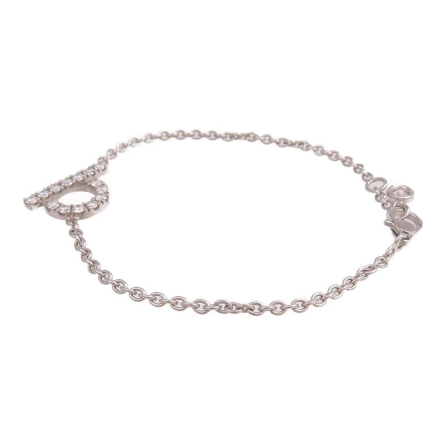 HERMES 18K白金Finesse Bracelet手鏈-1