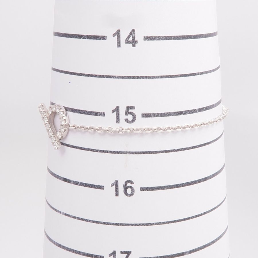 HERMES 18K白金Finesse Bracelet手鏈-8