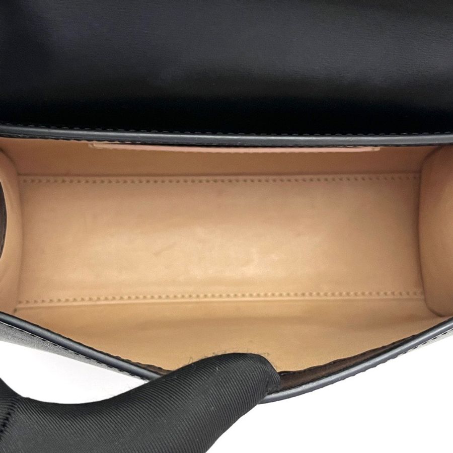 MOYNAT 黑銀rejane小號手提斜背包20*14*6 99新配件塵袋-2